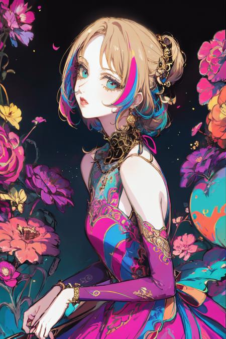 00011-3980764967-1712-style by NTY, a woman, colorful dress, intricate details, colorful background, abstract _lora_PsychoMode_0.7_.png